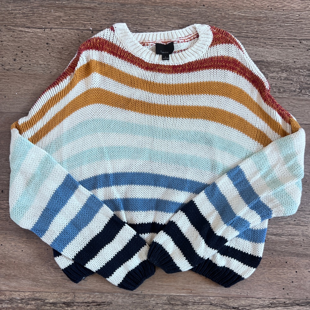 Boutique drop shoulder sweater